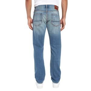 Jean Shop Men’s Mick Straight Leg Jeans Size 36 Blue Distressed  100% Cotton